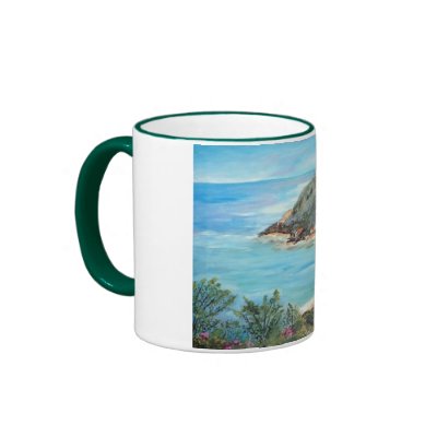 Arrábida II - óleo (vendido) Coffee Mugs by isabelalfarrobinha