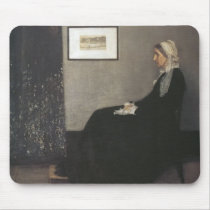 Arrangement in Grey and Black - Whistler's Mother Mousepad