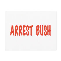 ARREST BUSH POSTCARDS