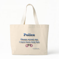Arrest Me Fuzzy Cufs Gifts for cops. From Shirts, Tote Bags