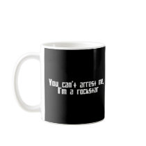 Arrest Rockstar Coffee Mug