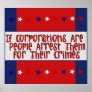 ARREST THE CORPORATIONS POSTER
