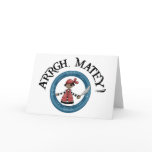 Arrgh Matey Pirate Boy Note Card