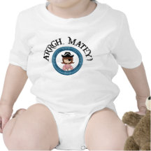 Arrgh Matey Pirate Girl Infant Creeper