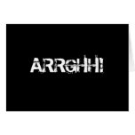 ARRGHH!  Pirate Shout / Scream. Black