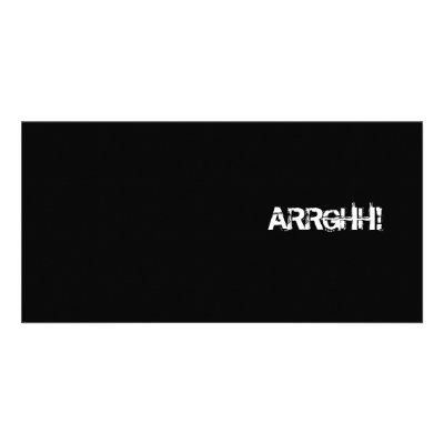 ARRGHH!  Pirate Shout / Scream. Black by Slogans_Humor_Text