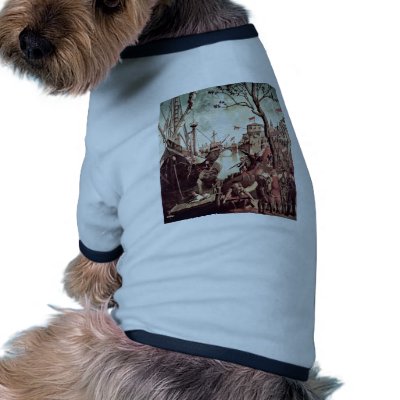 Arrival In Cologne By Carpaccio Vittore Dog T-shirt by Artcollection