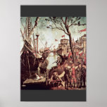 Arrival In Cologne By Carpaccio Vittore Poster