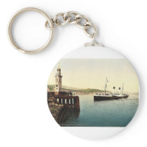 Arrival of Boulogne boat, Folkestone, England rare Key Chains