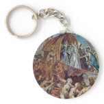 Arrival Of Marie De Medici In The Port Of Marseill Key Chains