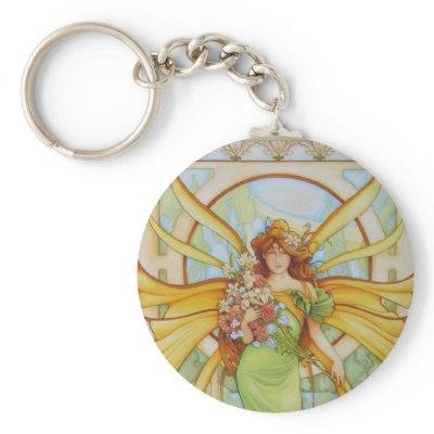 Arrival of Spring Faery Key Chain by terirosario