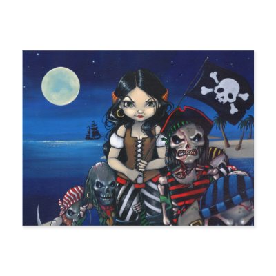 "Arrival of the Damned" Postcard by strangeling