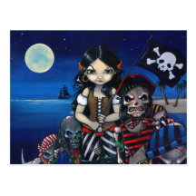"Arrival of the Damned" Postcard