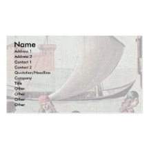 Arrival Of The English Ambassador At The Court Business Card Template