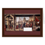 Arrival Of The English Ambassadors By Carpaccio Card