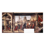 Arrival Of The English Ambassadors By Carpaccio Photo Card Template