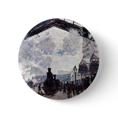 Arrival of the Normandy Train Button by junebug042