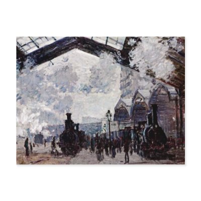 Arrival of the Normandy Train Postcard by junebug042