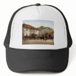 Arrival of the post Cetinje Montenegro hats