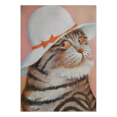 arrogant  cat business card template by zhenlian