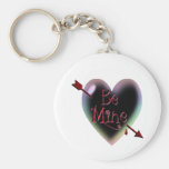 ARROW BE MINE HEART BUBBLE by SHARON SHARPE Key Chain
