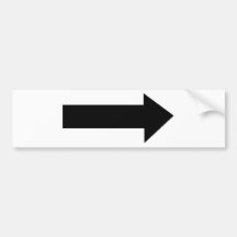 arrow bumper sticker