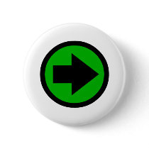 Arrow Pinback Button