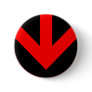 arrow down. colour customisable. pinback button