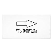Arrow Evil Twin Photo Card