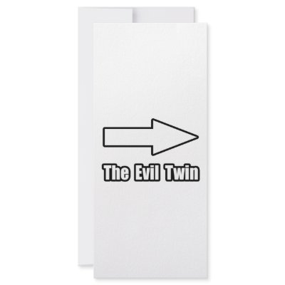 Arrow Evil Twin by Shirts_For_Twins