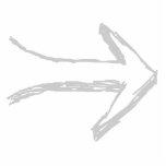 Arrow Pointing to the Right, Grey. Custom photo sculptures