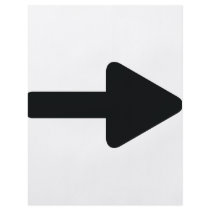 arrow right icon black flyer