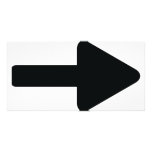 arrow right icon black picture card