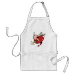 Arrow Through Devil Heart Aprons
