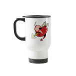 Arrow Through Devil Heart Mug