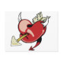 Arrow Through Devil Heart Postcards
