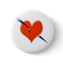 Arrow through the heart buttons