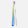 Arrow Tie- Big- blue/yellow