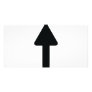 arrow up icon photo greeting card