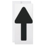 arrow up icon rack card