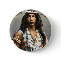 Arrowmaker - An Ojibwa Brave1903 Pinback Button