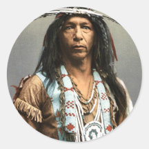 Arrowmaker - An Ojibwa Brave1903 Stickers