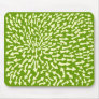 Arrows - Cream on Green 669900 Mouse Pad