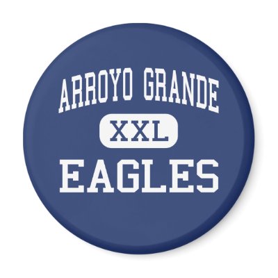 Arroyo Grande - Eagles - High - Arroyo Grande Fridge Magnets by customteamsportswear