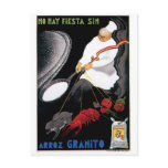 Arroz Granito Vintage Food Ad Art Postcards