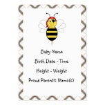 Arrr!Bee Bumble Bee Birth Announcement