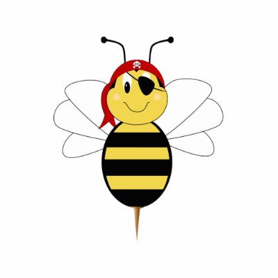 Arrr!Bee Bumble Bee Ornament by bugspot