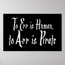 Arrr Pirate Print