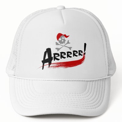 Arrrrr - Pirate Cap Mesh Hats by imagefactory