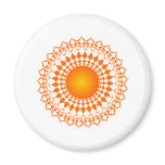 art abstract  repeat pattern  design refrigerator magnet